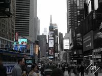 Timesquare Farbverlauf | Time Square color gradient | Time Square d&eacute;grad&eacute; de couleur